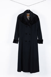 A-line vintage wool coat