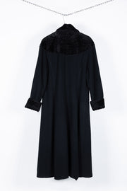 A-line vintage wool coat