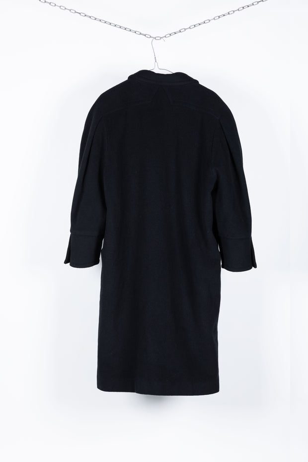 Oversized cashmere wool coat