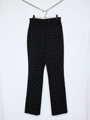 Black rose pants