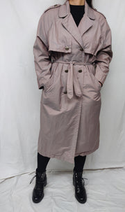 Lavender trench coat