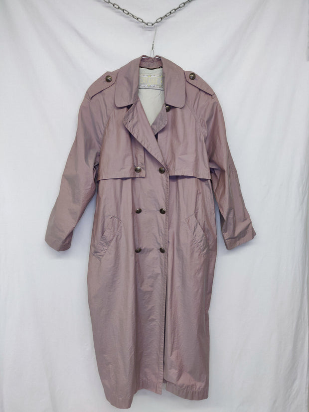 Lavender trench coat