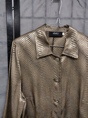 Golden metal shirt