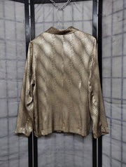 Golden metal shirt