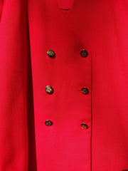 Red blazer shirt