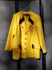 Yellow blazer