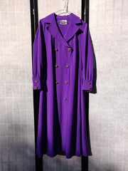 Purple jacket dress