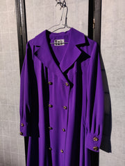 Purple jacket dress