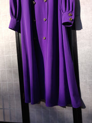 Purple jacket dress