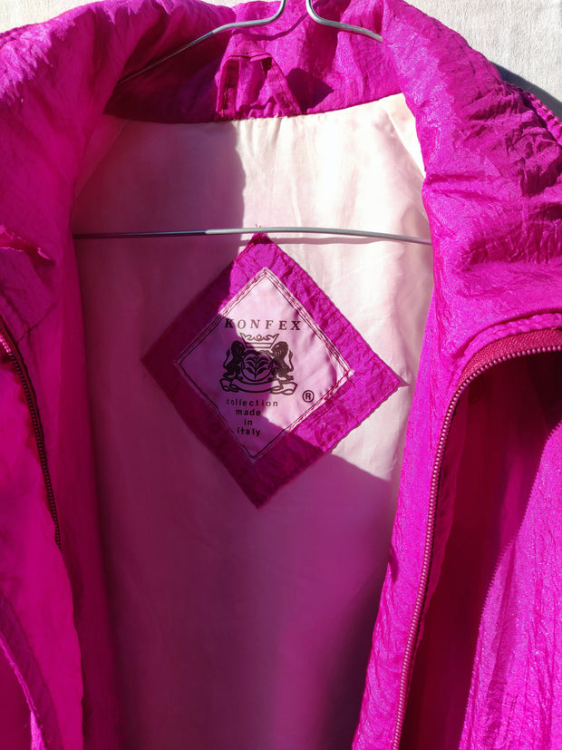 Shiny fuchsia jacket