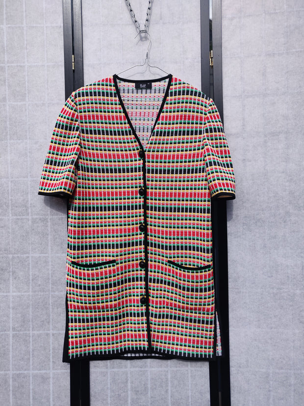 Multicolor knit shirt