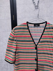 Multicolor knit shirt