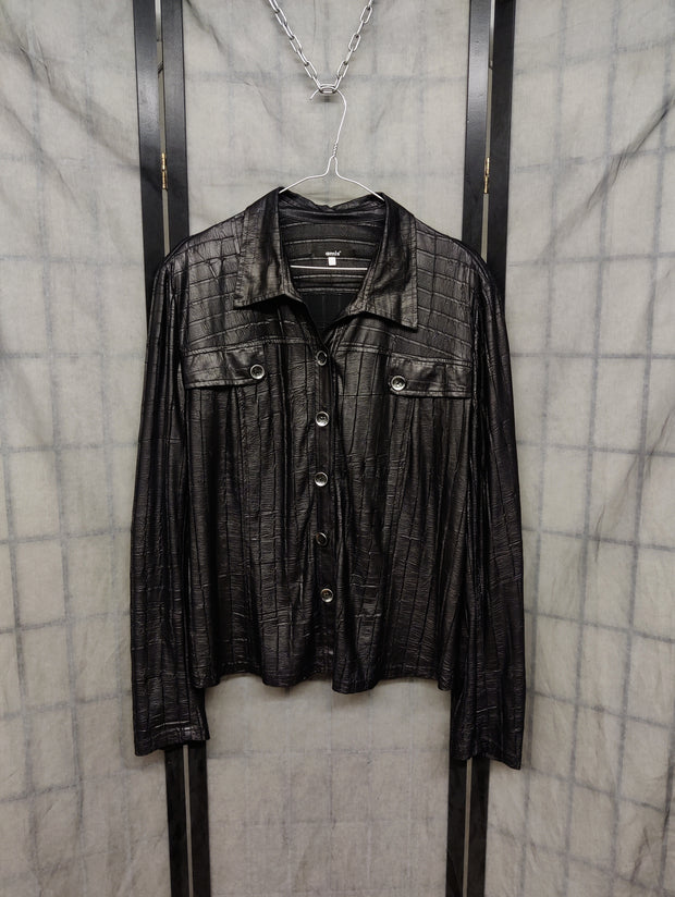 Black edgy shirt