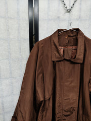 Bronze-brown trench coat