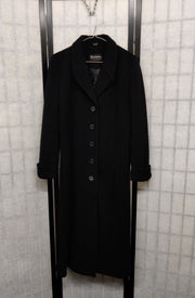 Black classy wool coat