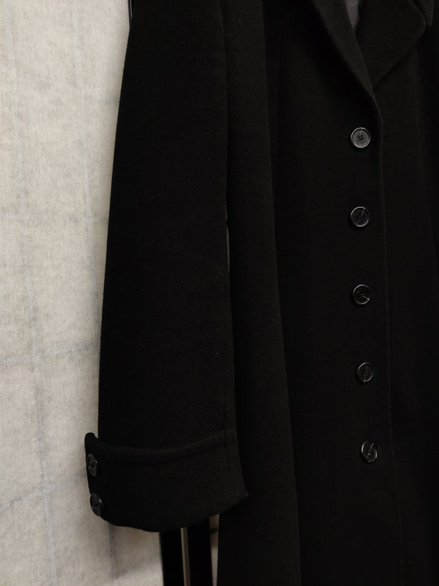 Black classy wool coat