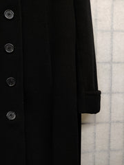 Black classy wool coat