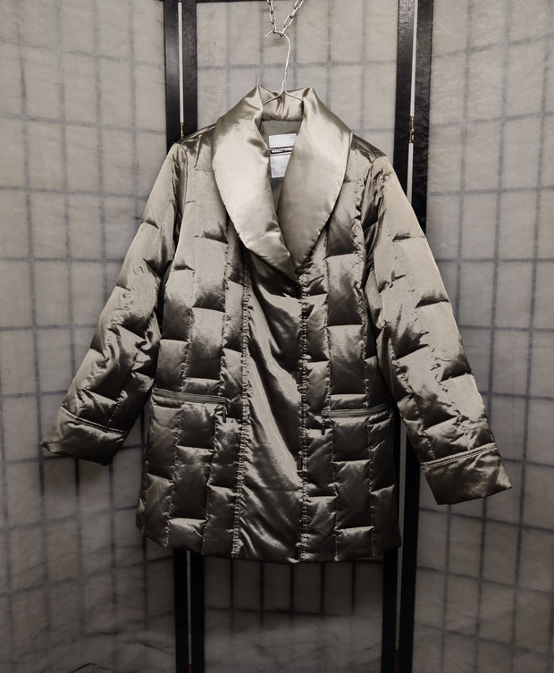 Shiny quilted jacket