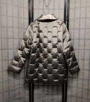 Shiny quilted jacket