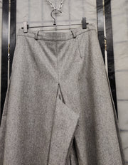 Grey wool culottes