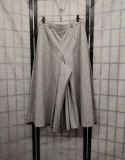 Grey wool culottes