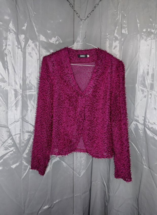 Fuchsia blazer