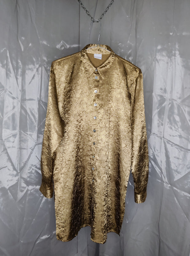 Golden long shirt