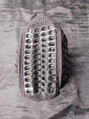 Knitted metal purse